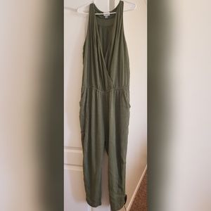 Olive Green Women's Jumpsuit